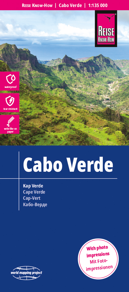 Online bestellen: Wegenkaart - landkaart Kaapverdische Eilanden - Cabo Verde | Reise Know-How Verlag