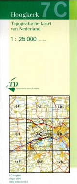 Topografische kaart / Wandelkaart 7C Hoogkerk |