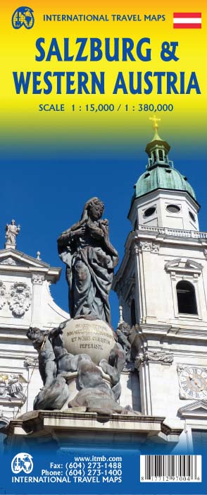 Wegenkaart - landkaart Salzburg Estern Austria - Oostenrijk West | IT