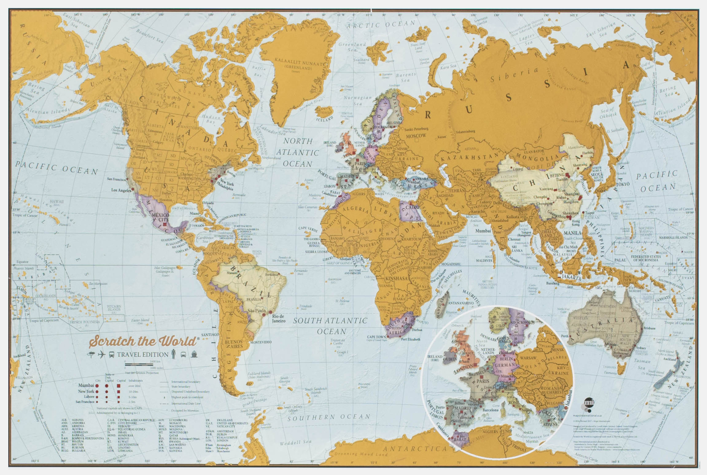 Scratch Map Scratch the World trave…