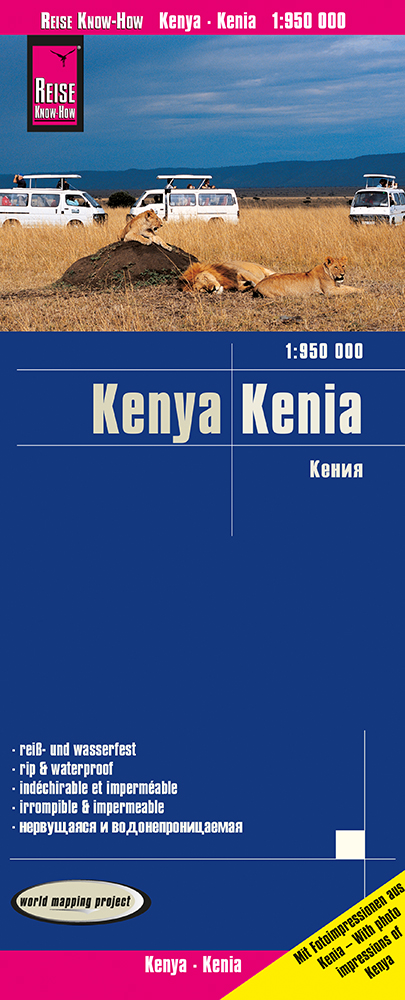 Wegenkaart - landkaart Kenia | Reis…