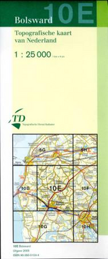 Topografische kaart / Wandelkaart 10E Bolsward | 