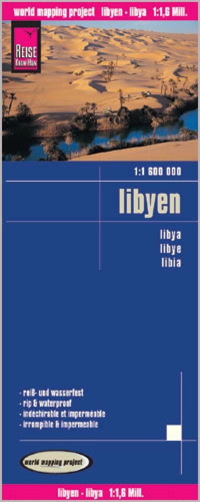 Online bestellen: Wegenkaart - landkaart Libyen - Libië | Reise Know-How Verlag