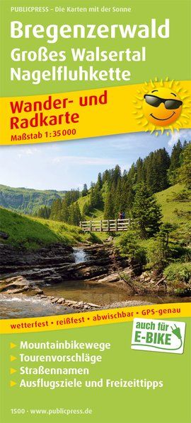 Fietskaart - Wandelkaart 1500 Brege…