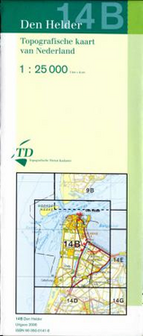 Topografische kaart / Wandelkaart 14B Den Helder | 
