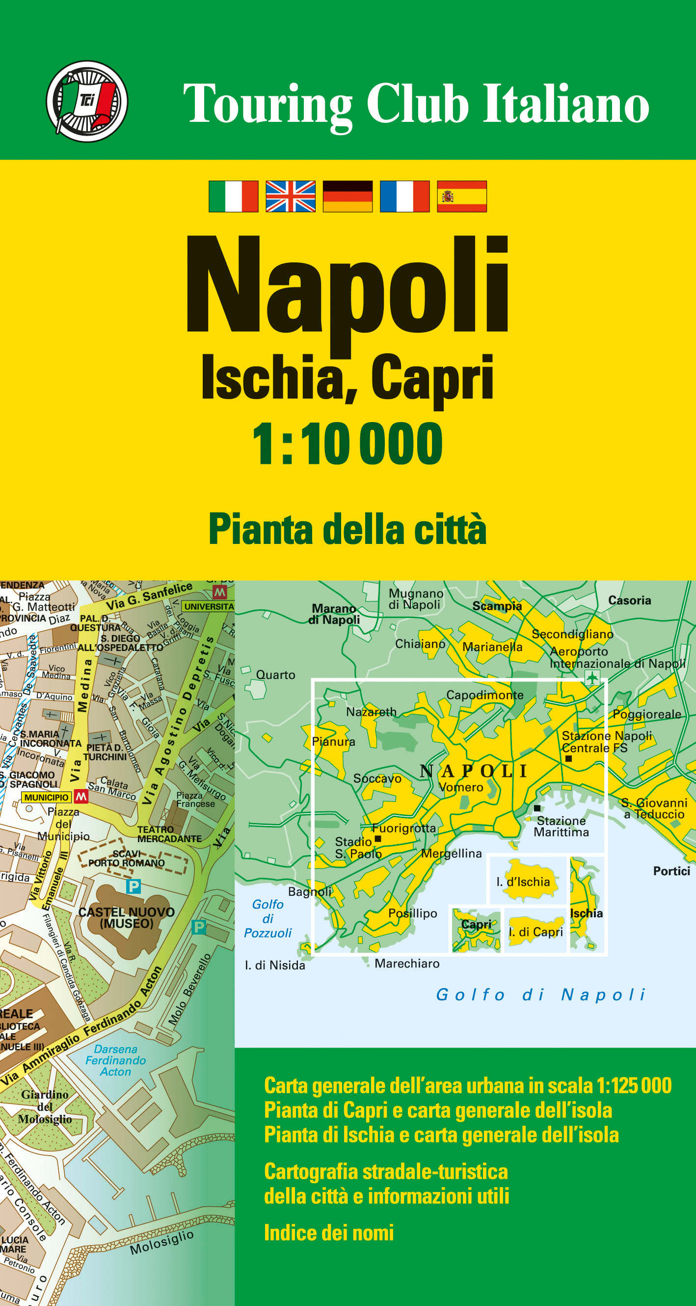 Stadsplattegrond Napoli - Napels |…