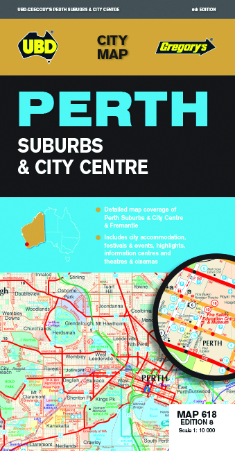 Stadsplattegrond 618 Perth City…
