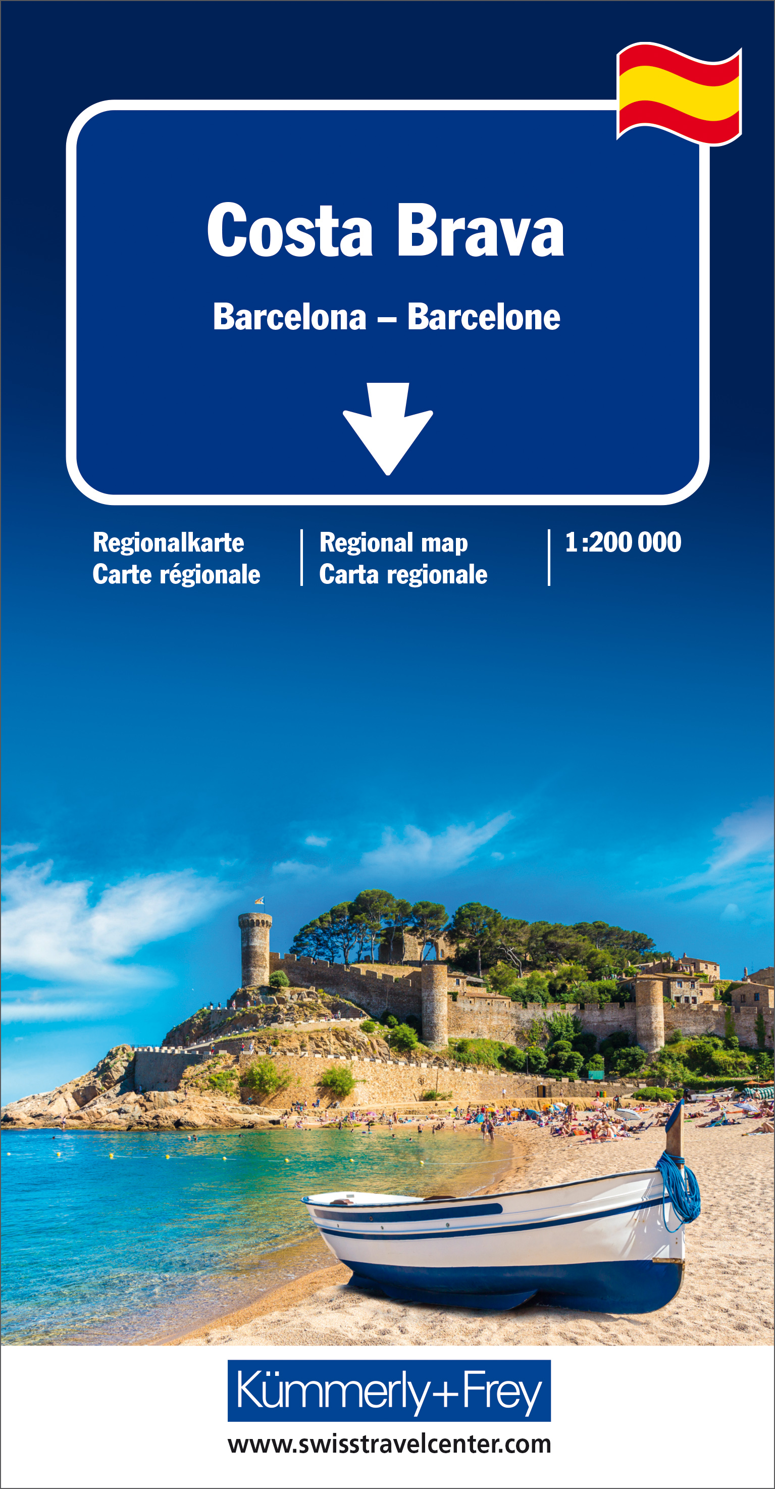 Wegenkaart - landkaart Costa Brava…
