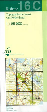 Topografische kaart / Wandelkaart 16C Kuinre | 