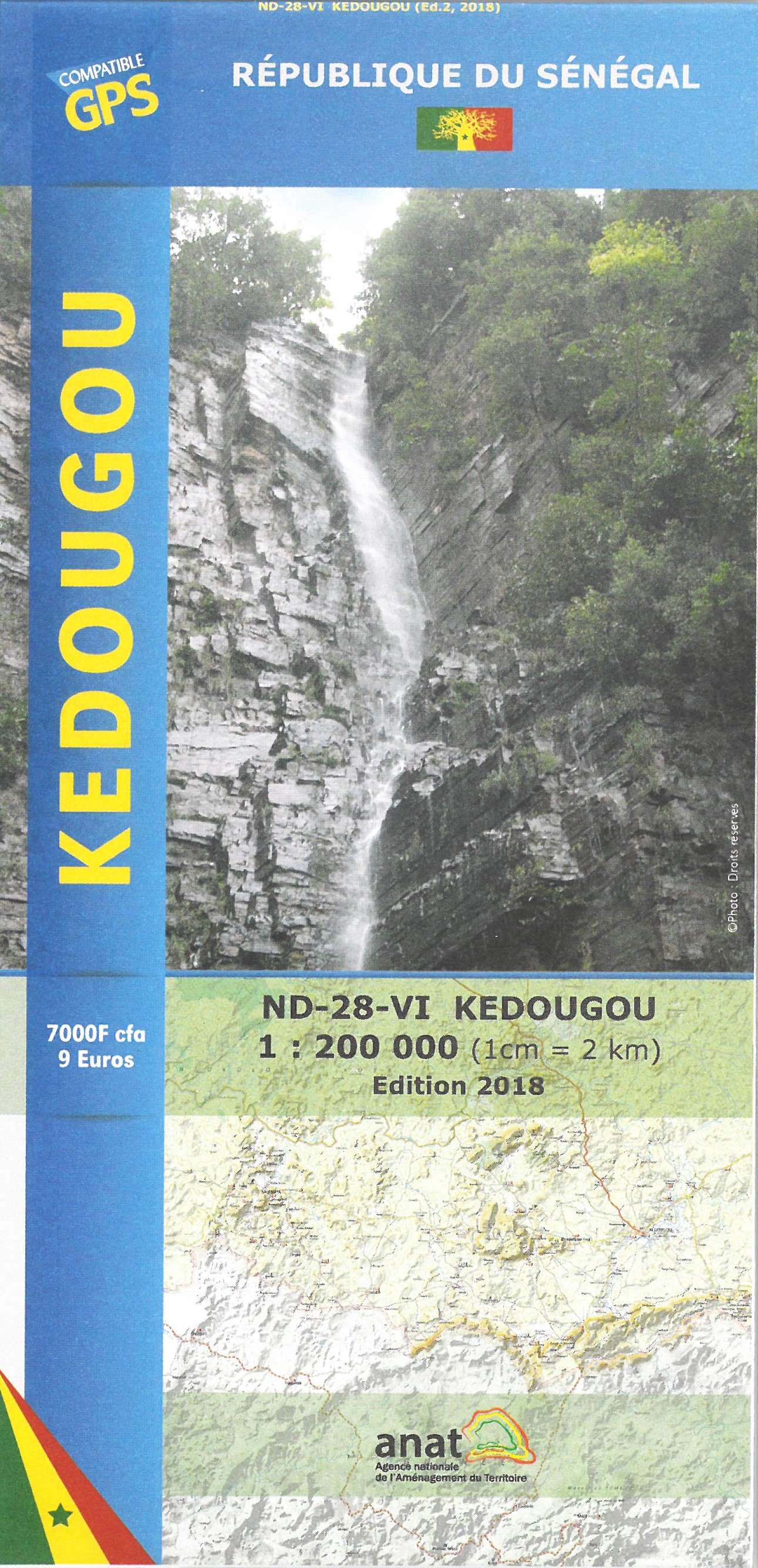 Wegenkaart - landkaart Kédougou | L…