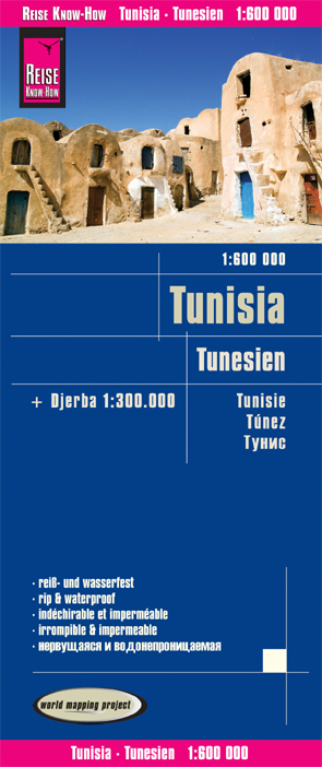 Online bestellen: Wegenkaart - landkaart Tunisia - Tunesië | Reise Know-How Verlag