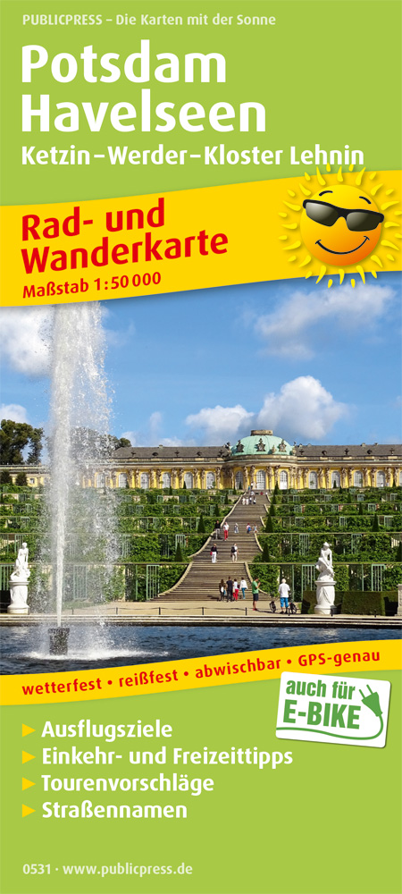 Fietskaart - Wandelkaart 531 Potsda…
