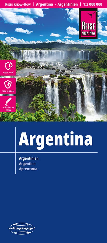 Online bestellen: Wegenkaart - landkaart Argentinien - Argentinië | Reise Know-How Verlag