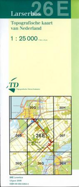 Topografische kaart / Wandelkaart 26E Larserbos | 