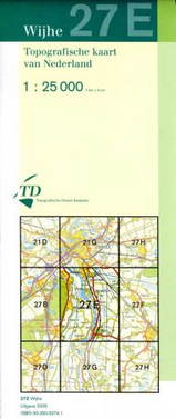 Topografische kaart / Wandelkaart 27E Wijhe (Veluwe) | 