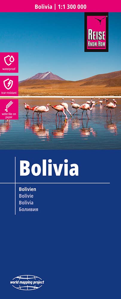 Online bestellen: Wegenkaart - landkaart Bolivien - Bolivia | Reise Know-How Verlag