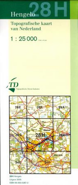 Topografische kaart / Wandelkaart 28H Hengelo - Twente |