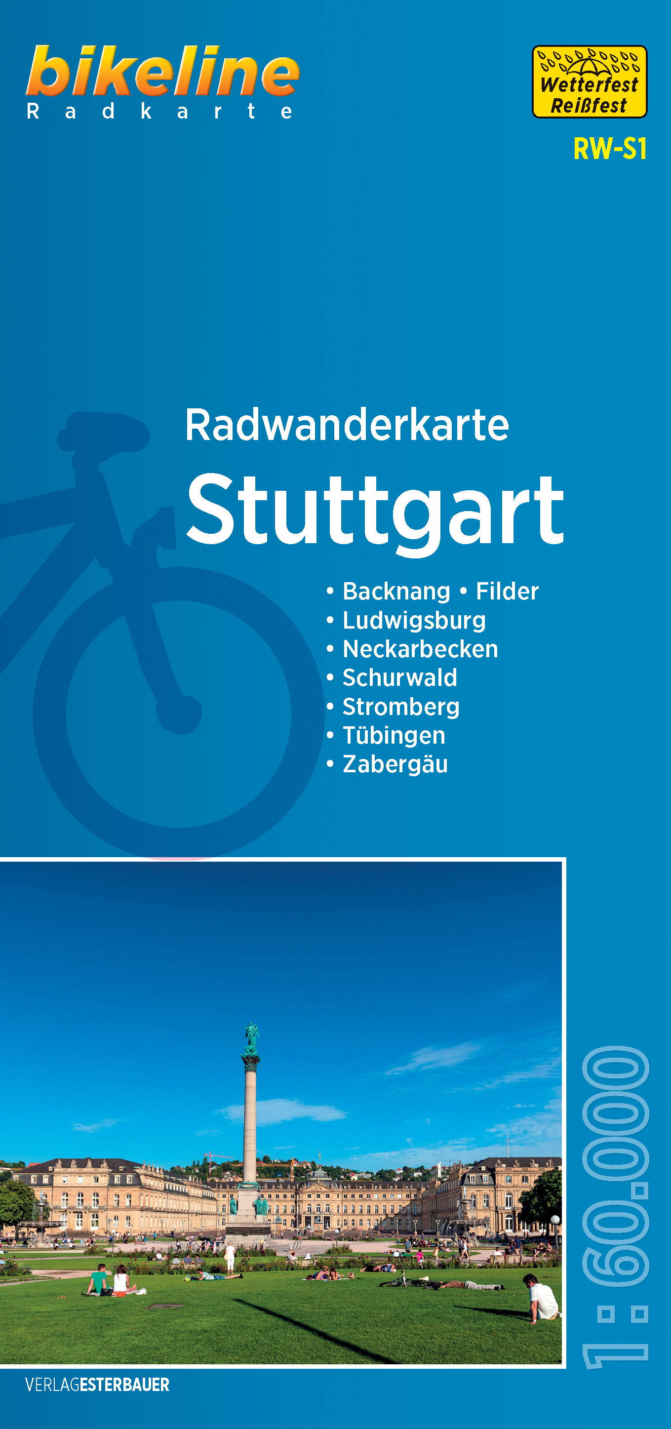 Fietskaart S1 Bikeline Radkarte Stu…