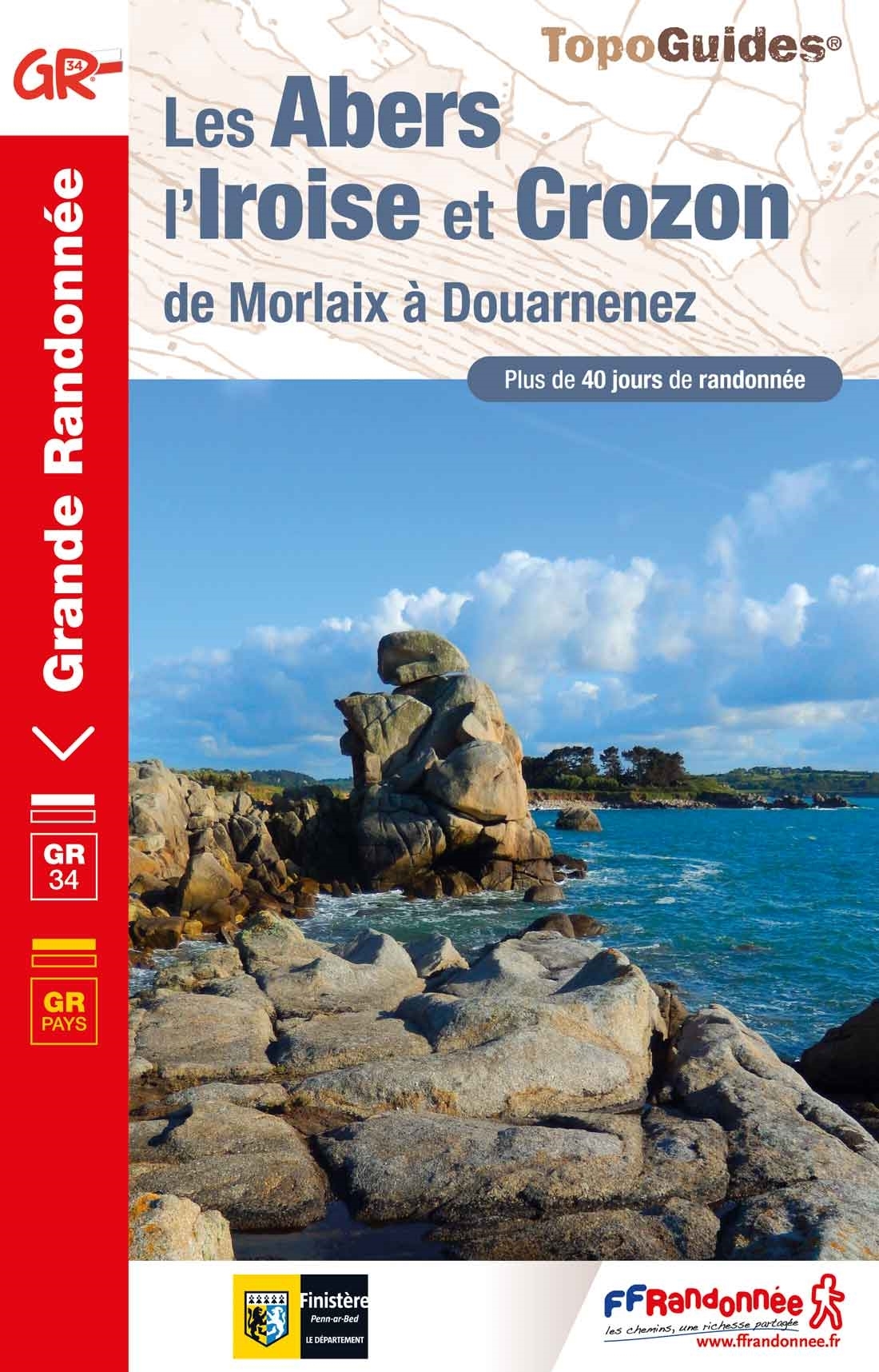 Online bestellen: Wandelgids 347 Les Abers et la presqu'île de Crozon: GR34 | FFRP