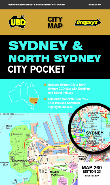 Stadsplattegrond 260 Sydney & N…