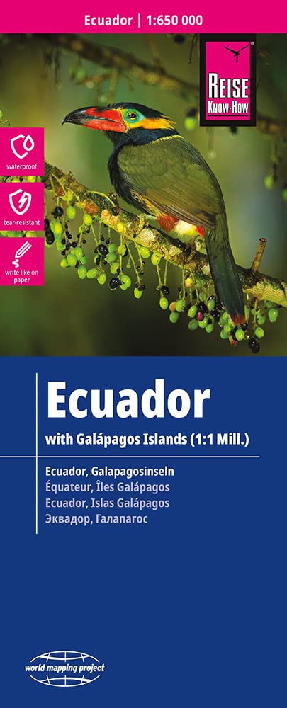 Online bestellen: Wegenkaart - landkaart Ecuador | Reise Know-How Verlag