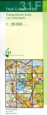 Topografische kaart / Wandelkaart 31F Oud-Loosdrecht | 
