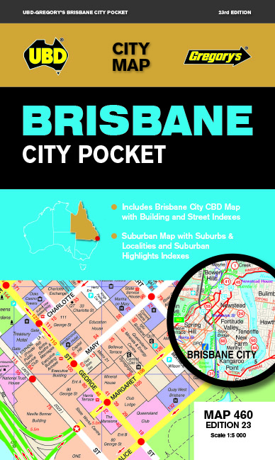 Stadsplattegrond 460 Brisbane City…