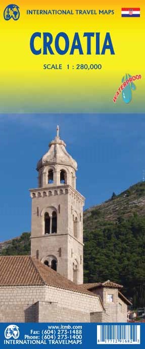 Wegenkaart - landkaart Croatia - Kr…