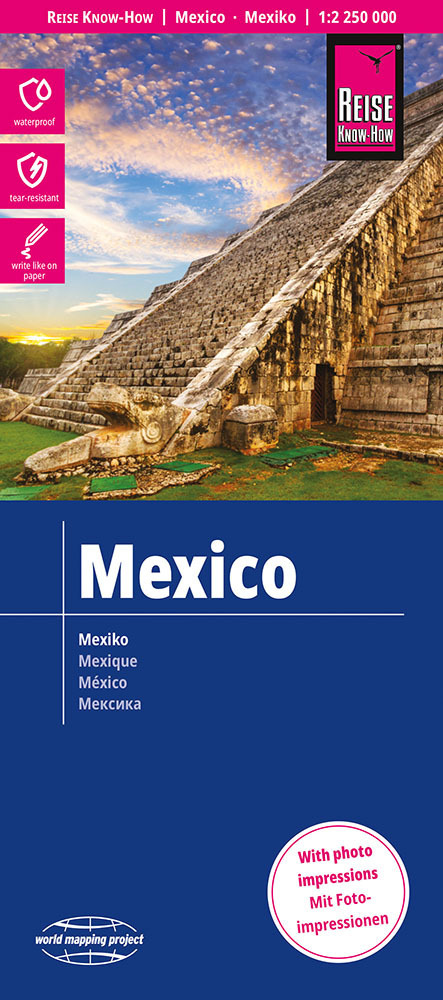 Online bestellen: Wegenkaart - landkaart Mexiko - Mexico | Reise Know-How Verlag