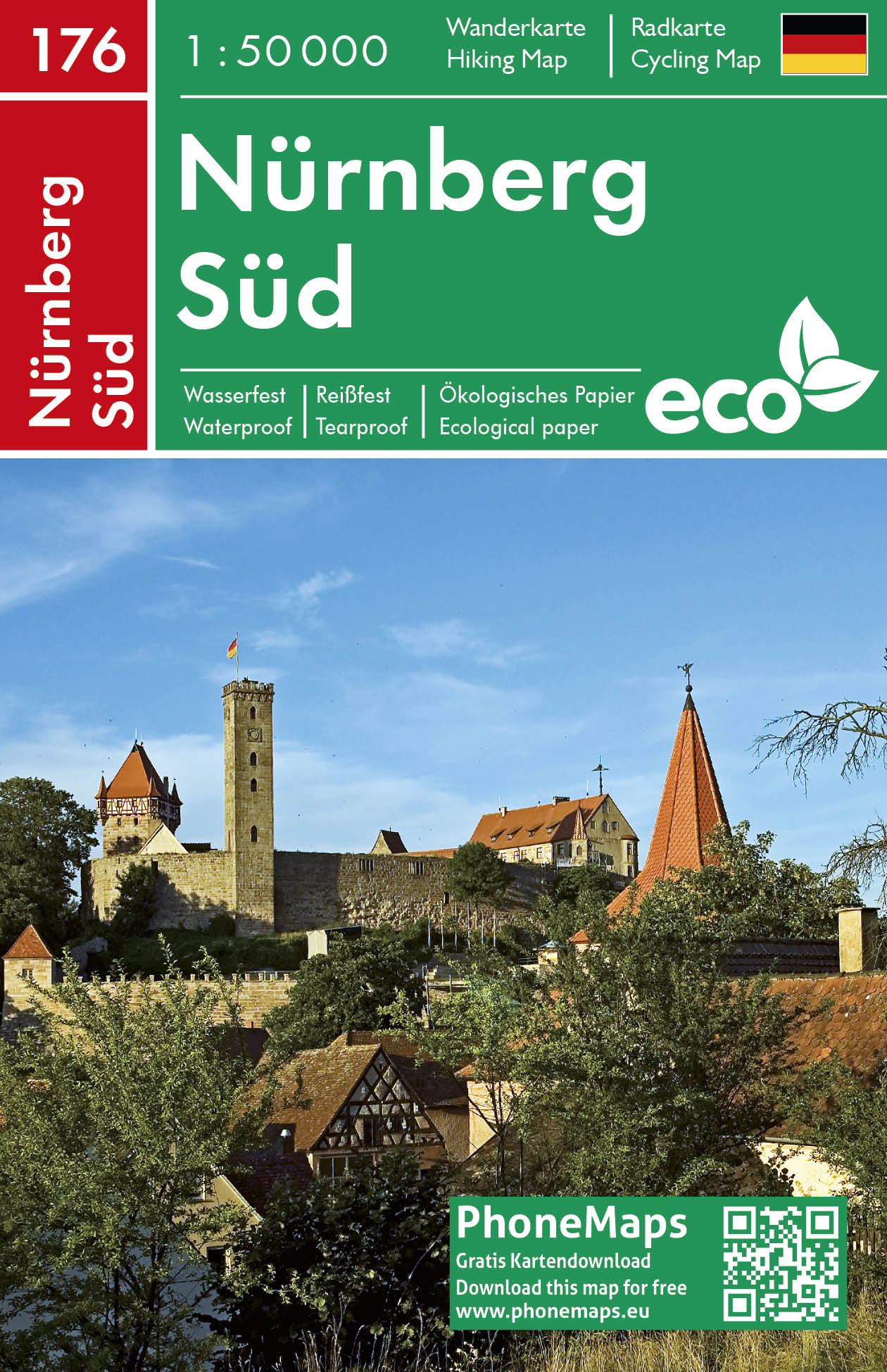 Wandelkaart Nürnberg Süd | Freytag…