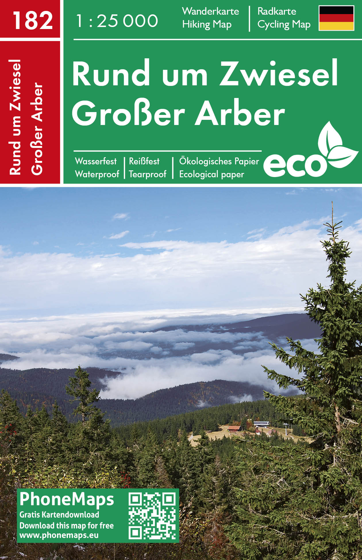 Wandelkaart Zwiesel rund um - Gross…