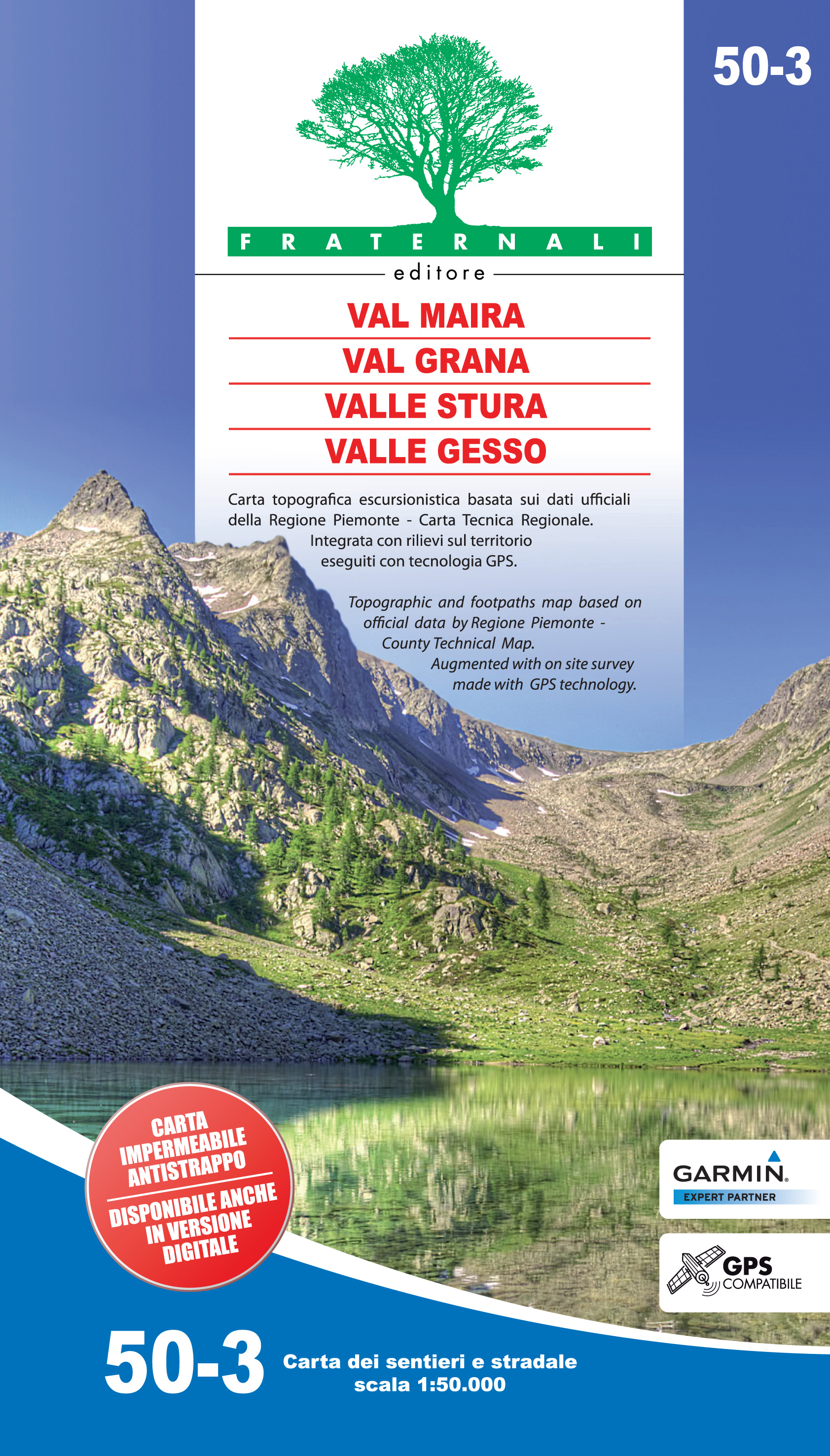 Wandelkaart 50-3 Val Maira | Frater…