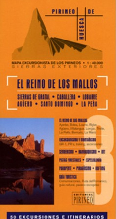 Online bestellen: Wandelkaart 8 Reino de los Mallos | Editorial Pireneo