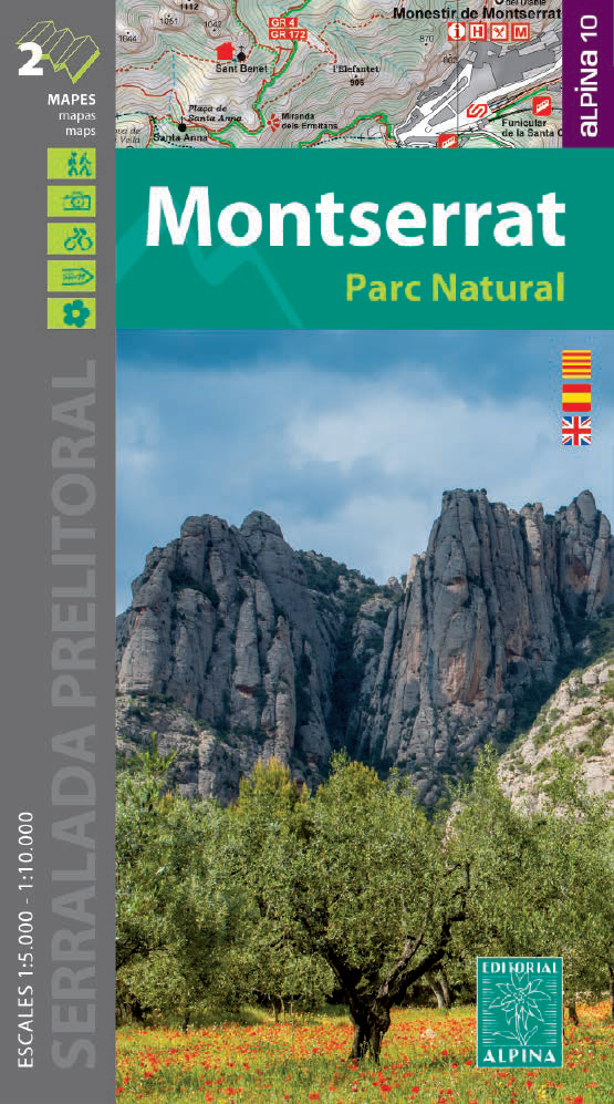 Wandelkaart 52 Montserrat | Editori…
