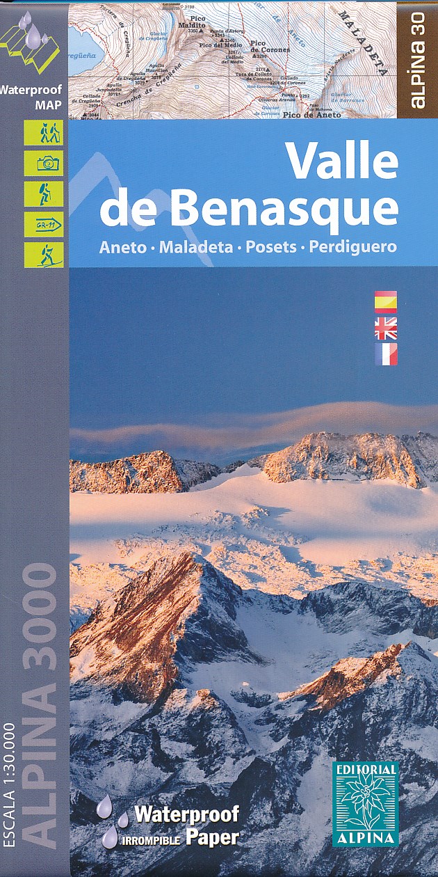 Online bestellen: Wandelkaart 18 Valle de Benasque | Editorial Alpina