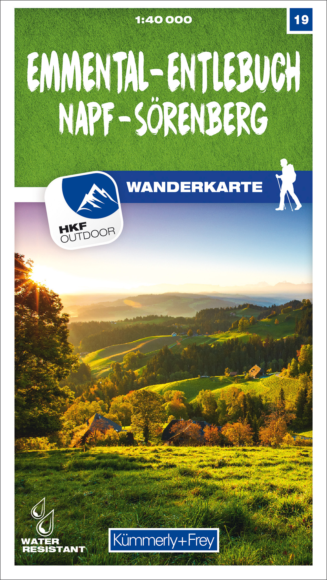 Wandelkaart 19 Emmental / Entlebuch / Napf / Sörenberg | Kümmerly & Fr