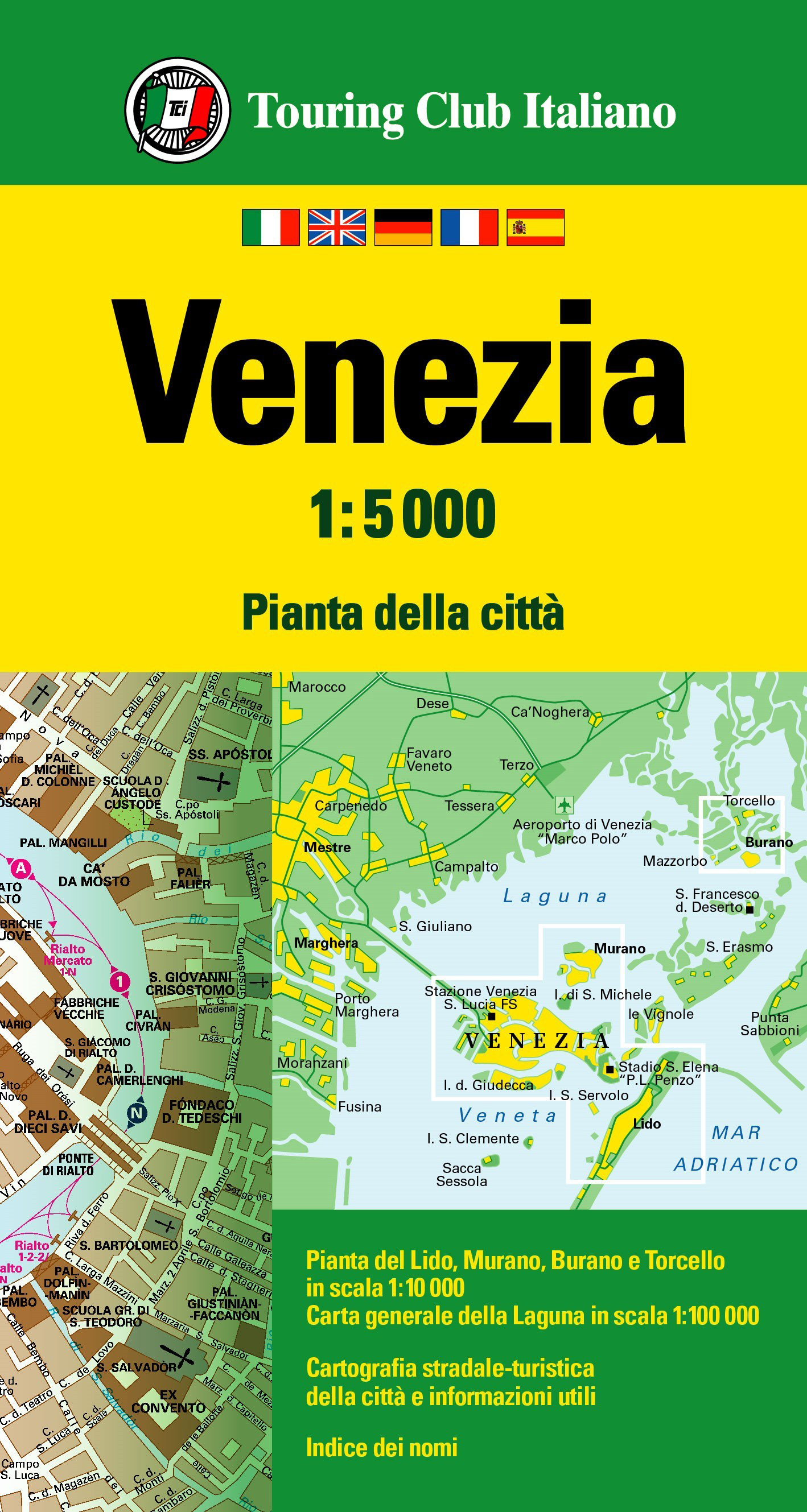 Stadsplattegrond Venetia - Venetië…