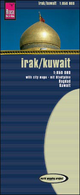 Landkaart - wegenkaart Irak &amp; Kuweit | Reise Know How | 