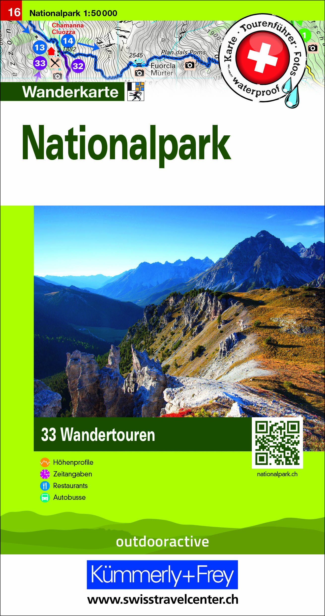 Wandelkaart 16 Nationalpark | Hallw…