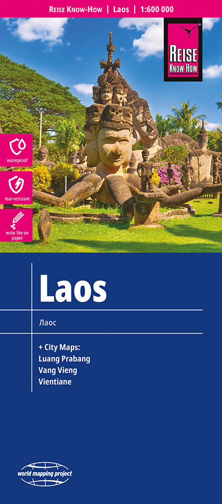 Online bestellen: Wegenkaart - landkaart Laos | Reise Know-How Verlag