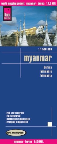 Online bestellen: Wegenkaart - landkaart Myanmar - Birma | Reise Know-How Verlag