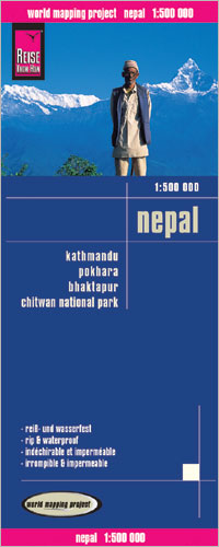 Landkaart - wegenkaart Nepal | Reise Know How |