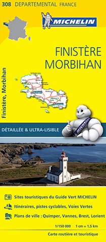 Wegenkaart - landkaart 308 Finister…