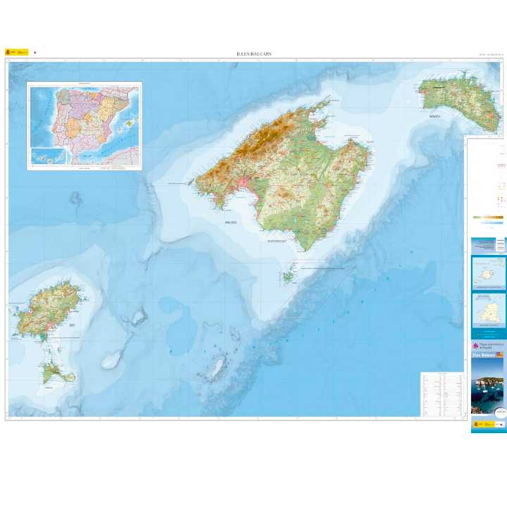 Wegenkaart - landkaart Balearen | C…