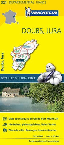 Wegenkaart - landkaart 321 Doubs -…