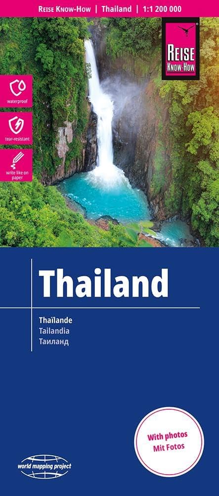 Online bestellen: Wegenkaart - landkaart Thailand | Reise Know-How Verlag