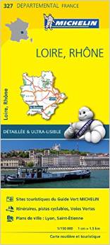 Online bestellen: Wegenkaart - landkaart 327 Loire - Rhone | Michelin