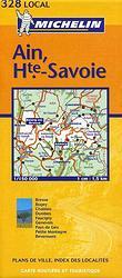 Wegenkaart - landkaart - autokaart 328 Ain - Haute Savoie (Franse Alpen) | Michelin Local | 
