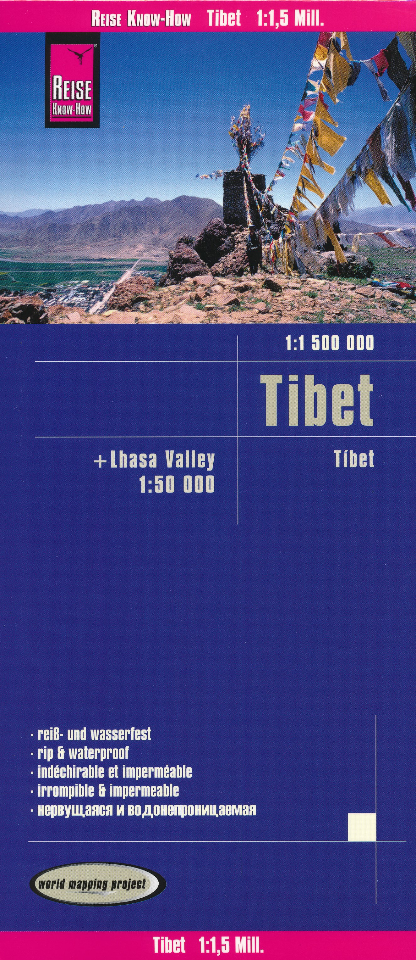 Online bestellen: Wegenkaart - landkaart Tibet | Reise Know-How Verlag