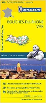 Online bestellen: Wegenkaart - landkaart 340 Bouches du Rhone - Var | Michelin